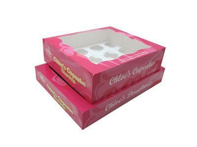 Boîte à cupcakes en carton